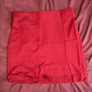 red skirt